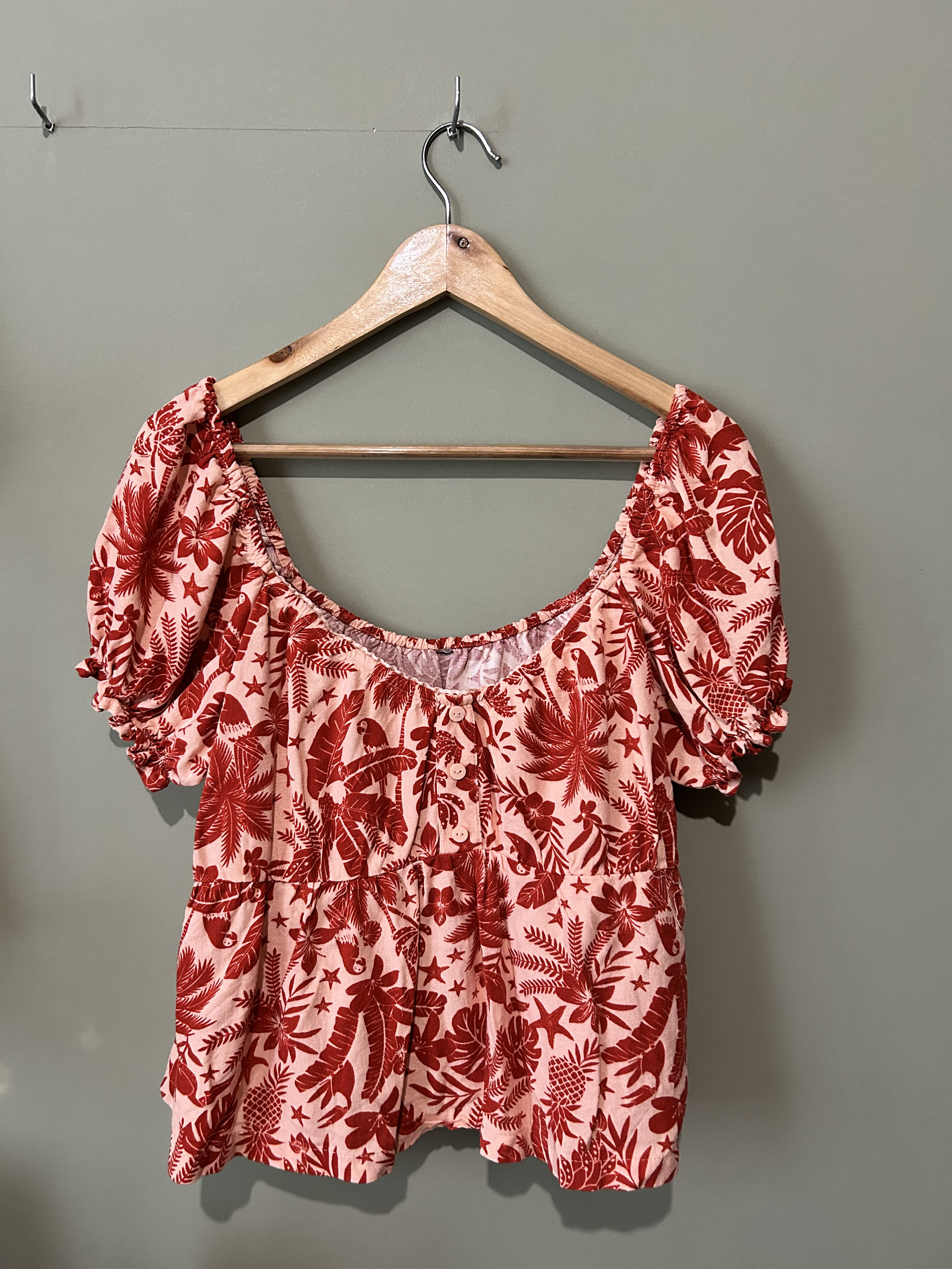 Blusa Decote Canoa — frente